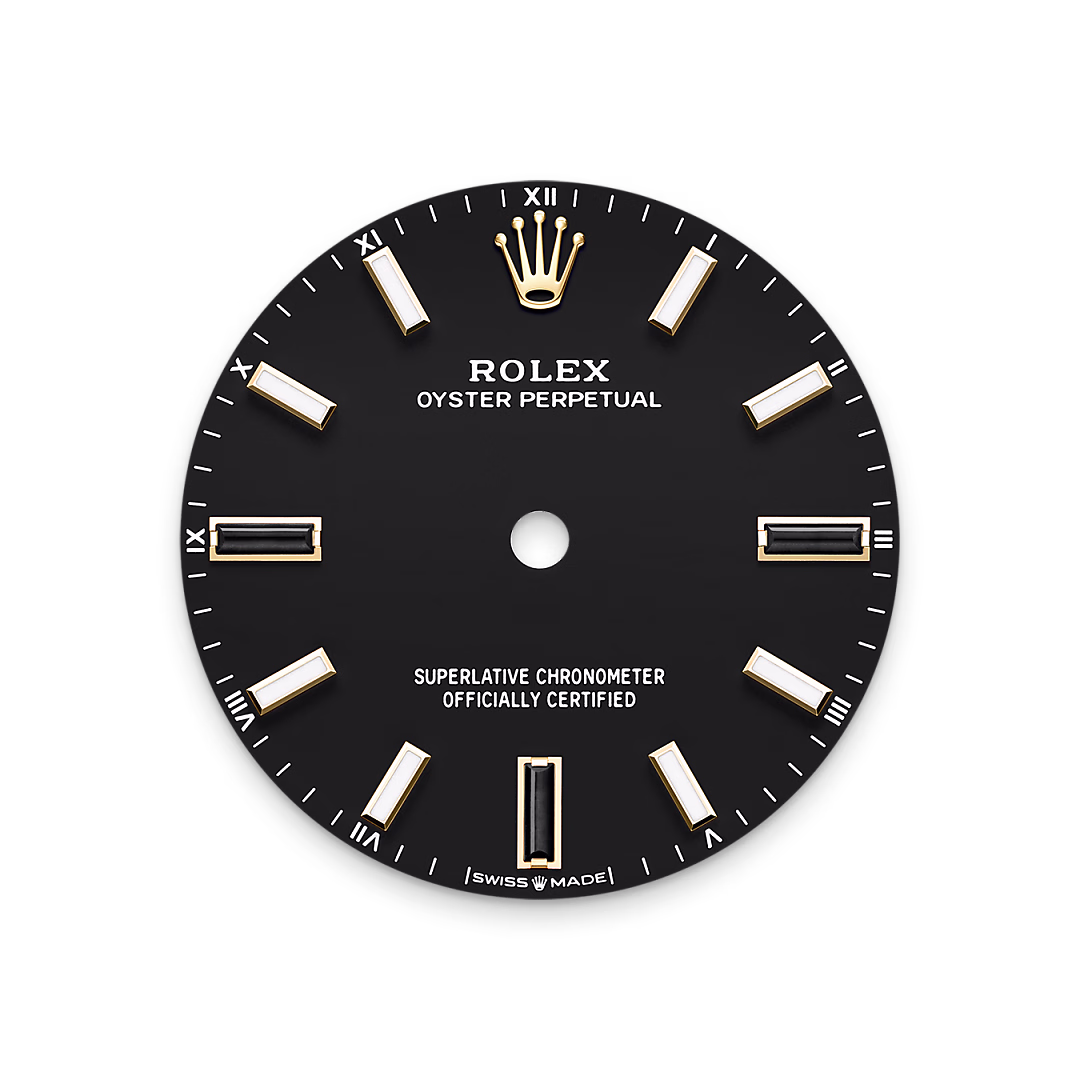 Rolex Oyster Perpetual 34 — Schwarzes Zifferblatt