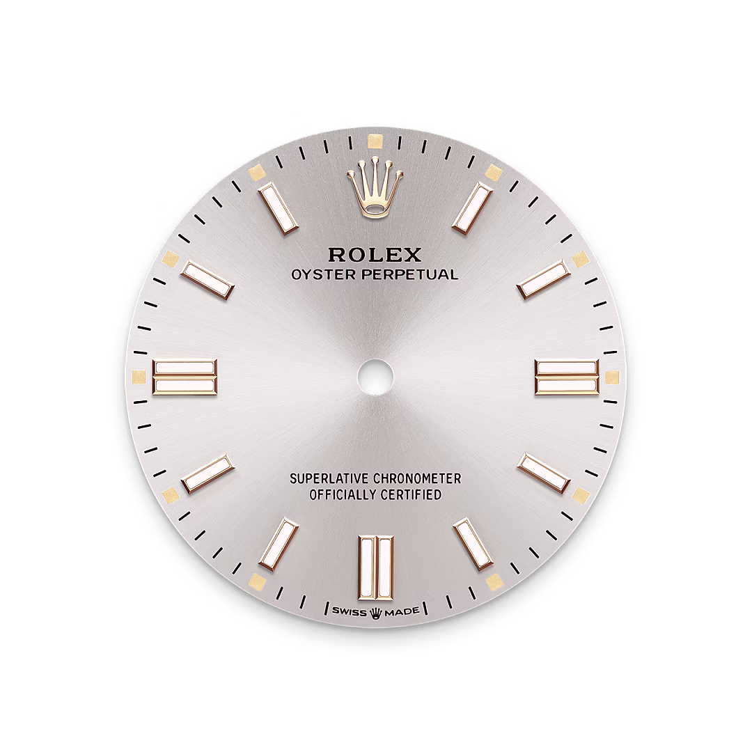Rolex Oyster Perpetual 36 — Silbernes Zifferblatt