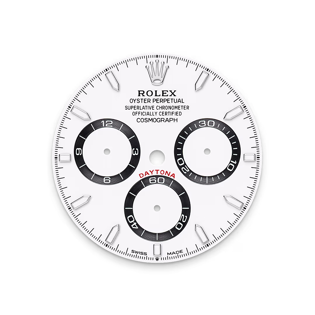 Rolex Cosmograph Daytona — Weißes Zifferblatt