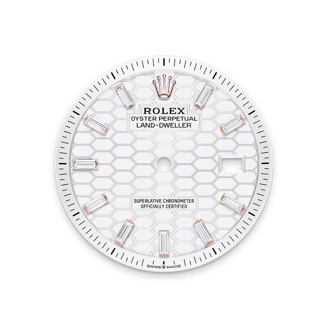 Rolex Land-Dweller 36 — Tiefweißes Zifferblatt