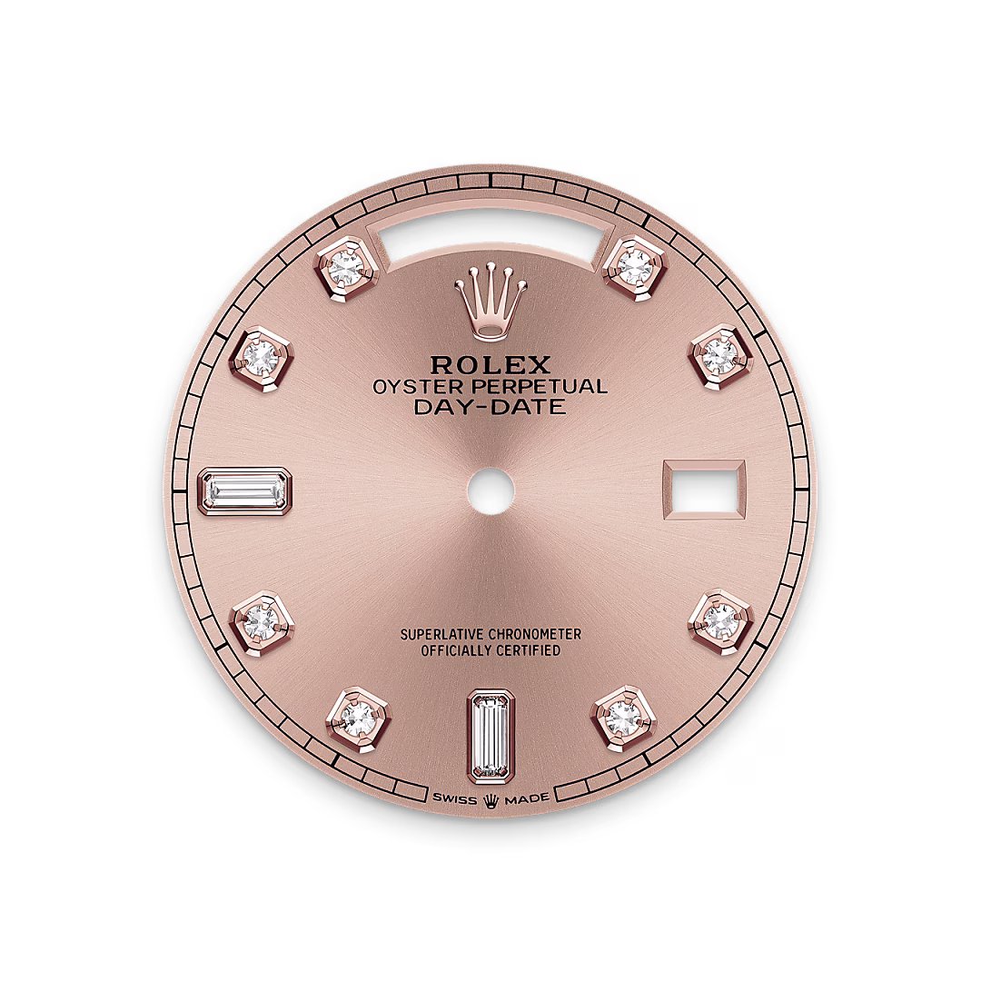 Rolex Day-Date 36 — Zifferblatt Farbe Rosé