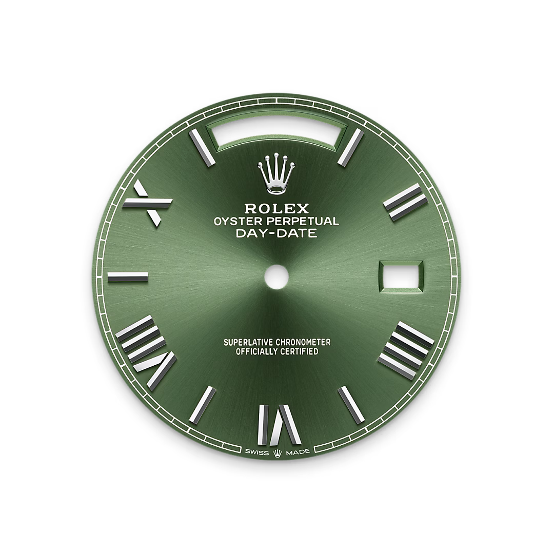 Rolex Day-Date 40 — Olivgrünes Zifferblatt