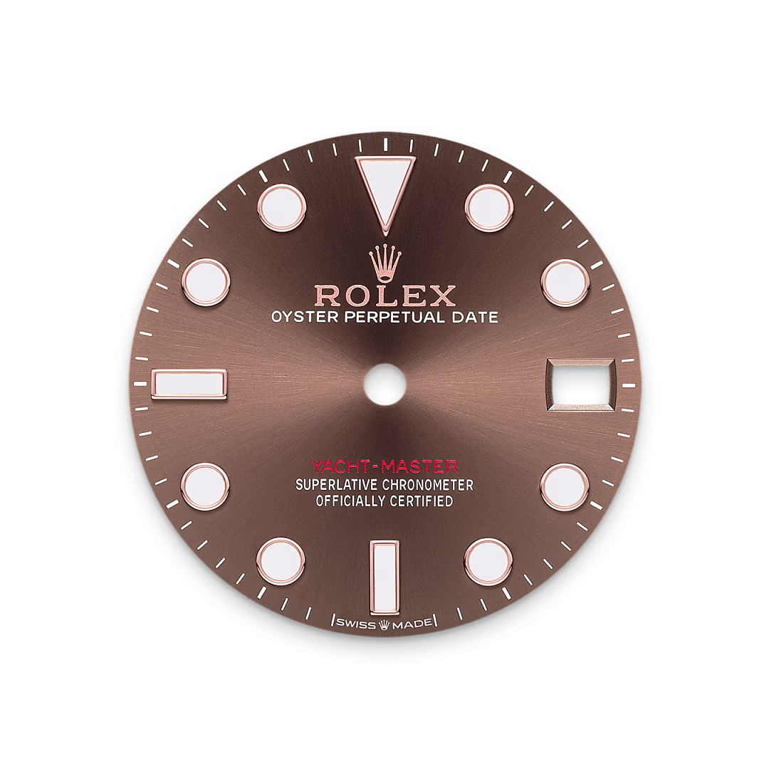 Rolex Yacht-Master 37 — Schokoladen­­farbenes Zifferblatt