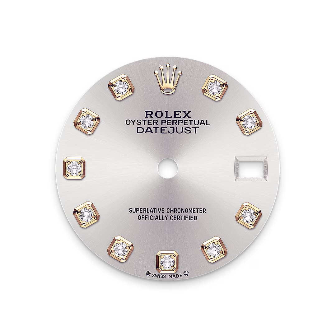 Rolex Lady-Datejust — Silbernes Zifferblatt