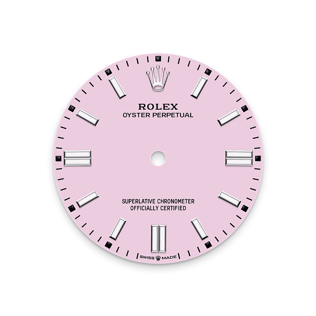 Rolex Oyster Perpetual 36 — Zifferblatt in Candy pink