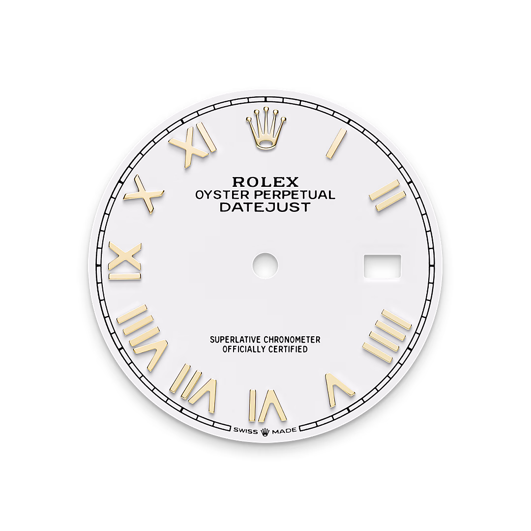 Rolex Datejust 36 — Weißes Zifferblatt