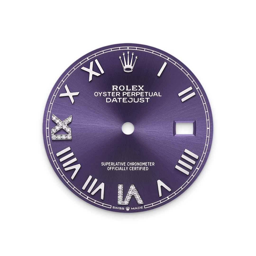 Rolex Datejust 36 — Auberginefarbenes Zifferblatt