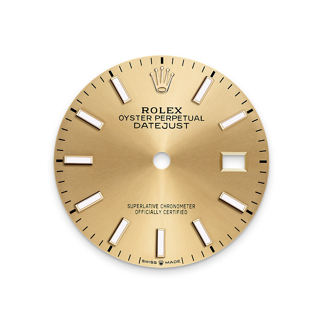 Rolex Datejust 36 — Champagner­farbenes Zifferblatt