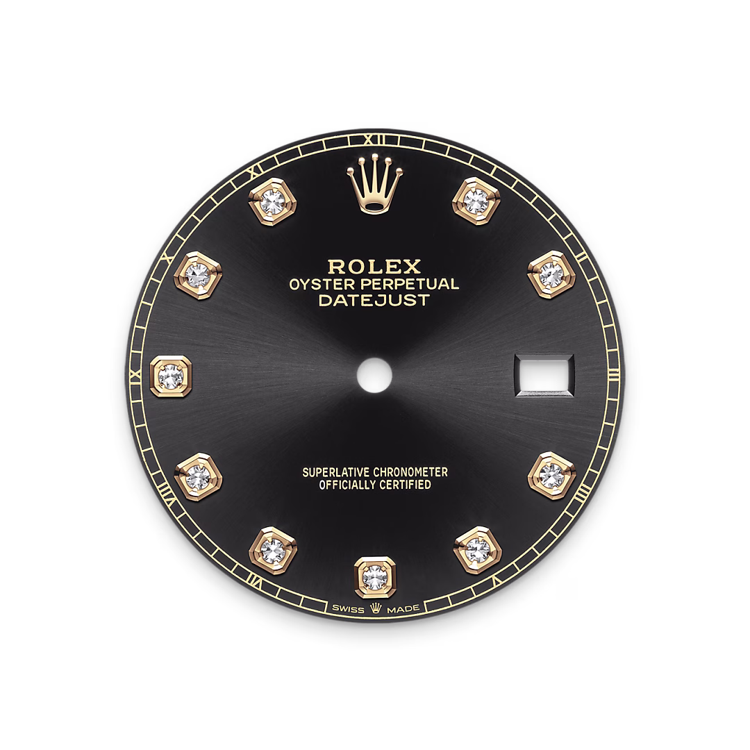 Rolex Datejust 41 — Strahlend schwarzes Zifferblatt