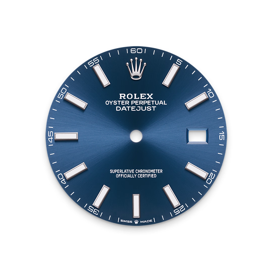 Rolex Datejust 41 — Strahlend blaues Zifferblatt
