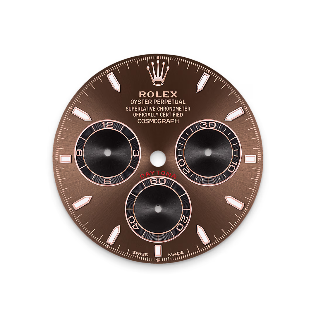 Rolex Cosmograph Daytona — Schokoladen­­farbenes Zifferblatt