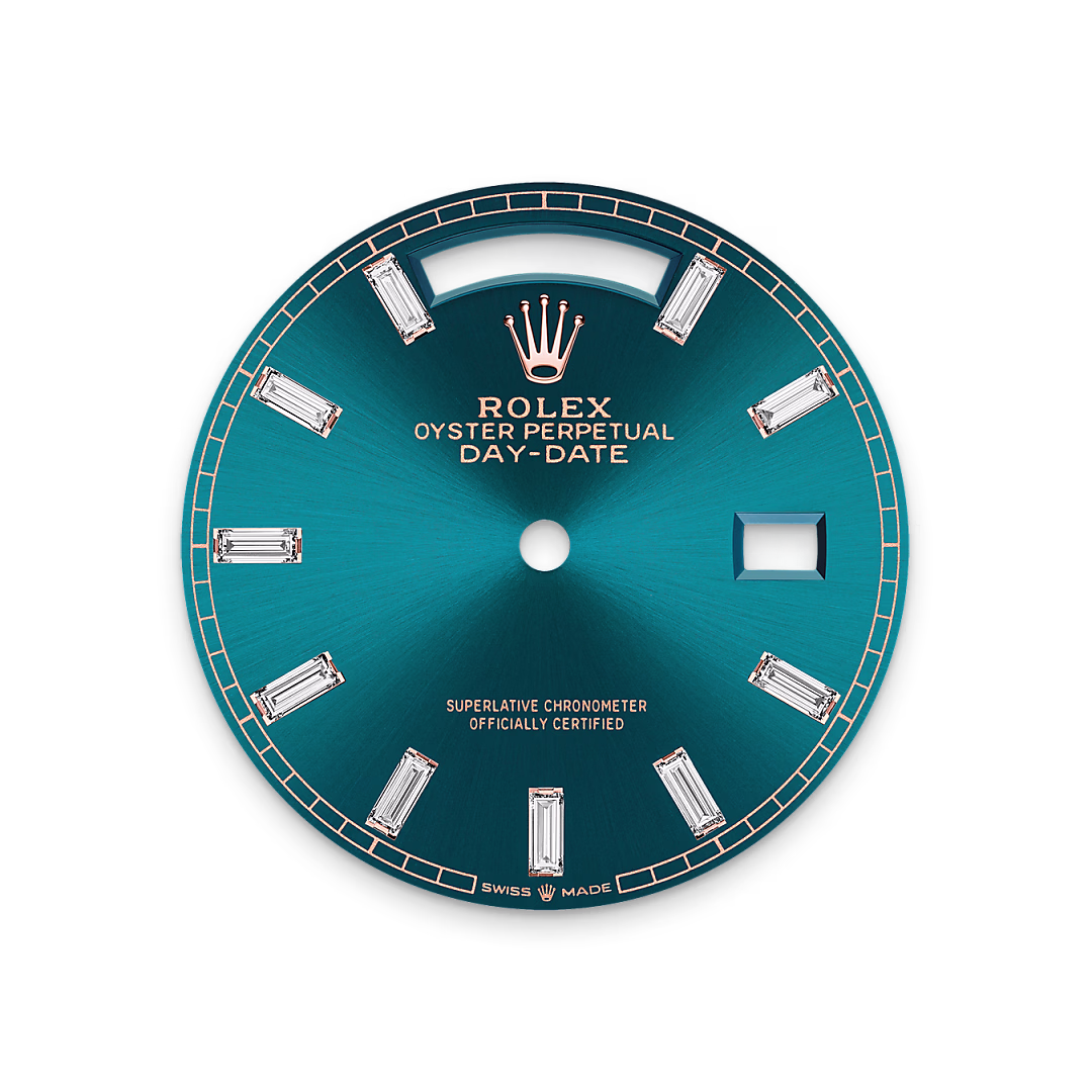 Rolex Day-Date 36 — Grünblaues Zifferblatt