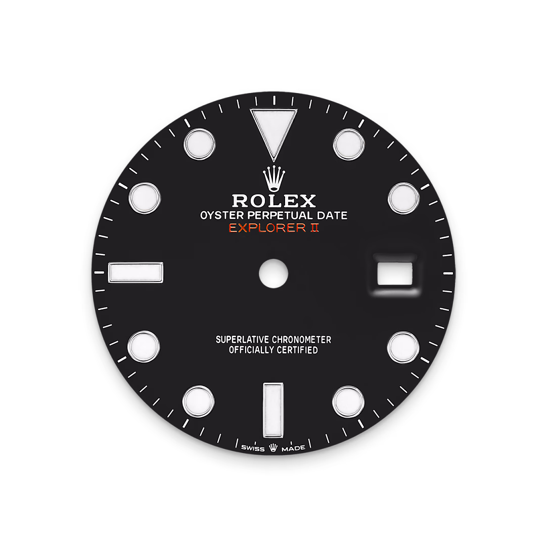Rolex Explorer II — Schwarzes Zifferblatt