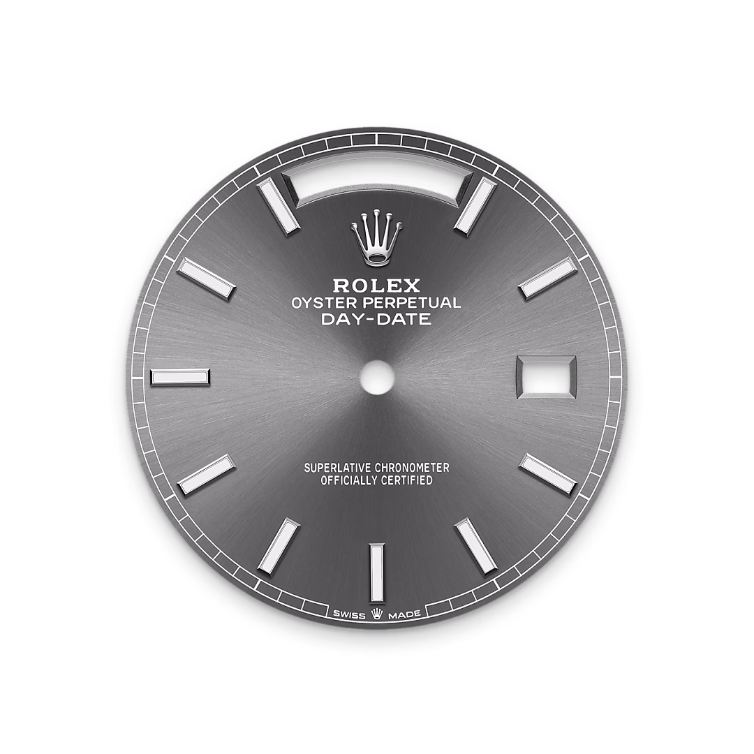 Rolex Day-Date 40 — Schiefergraues Zifferblatt