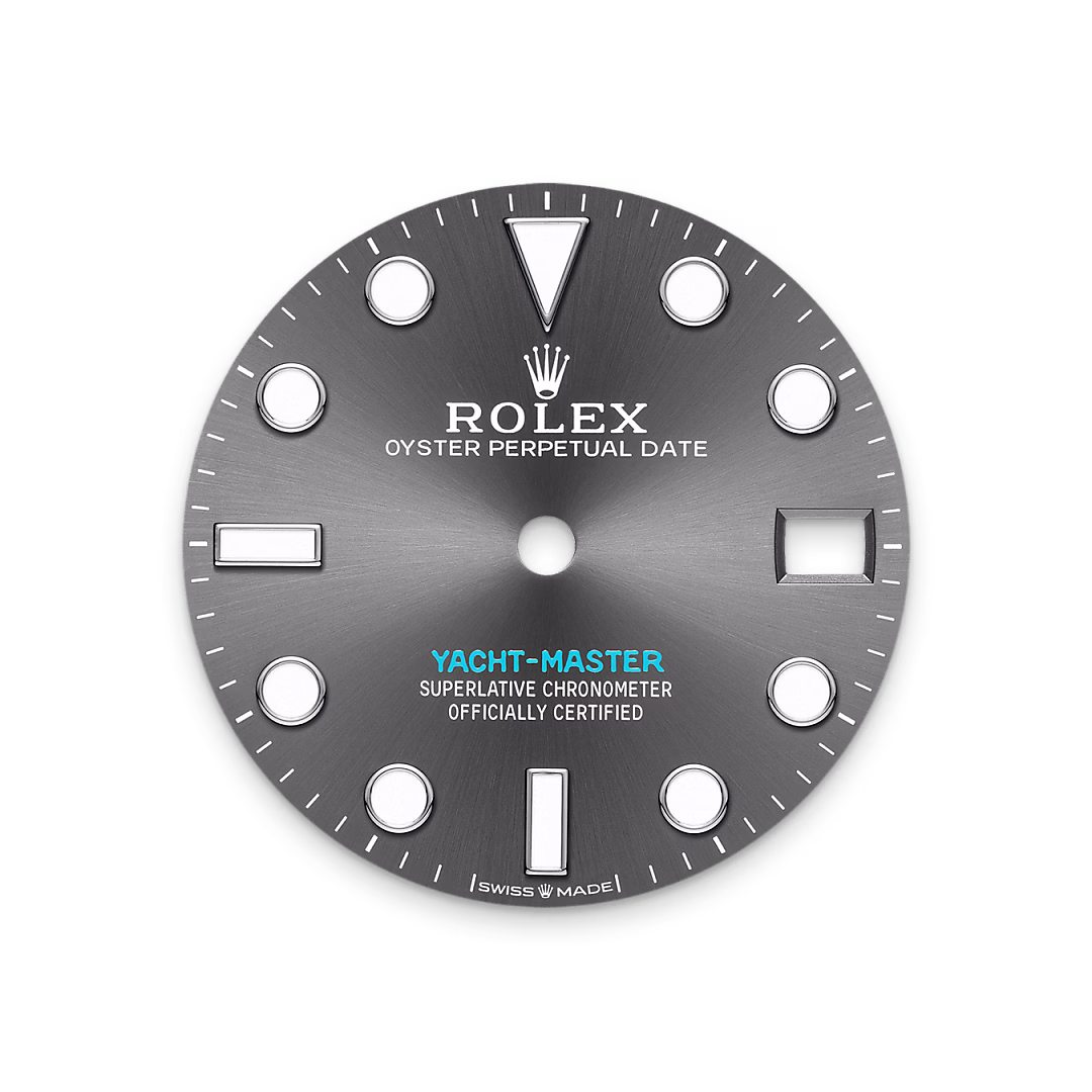 Rolex Yacht-Master 37 — Schiefergraues Zifferblatt