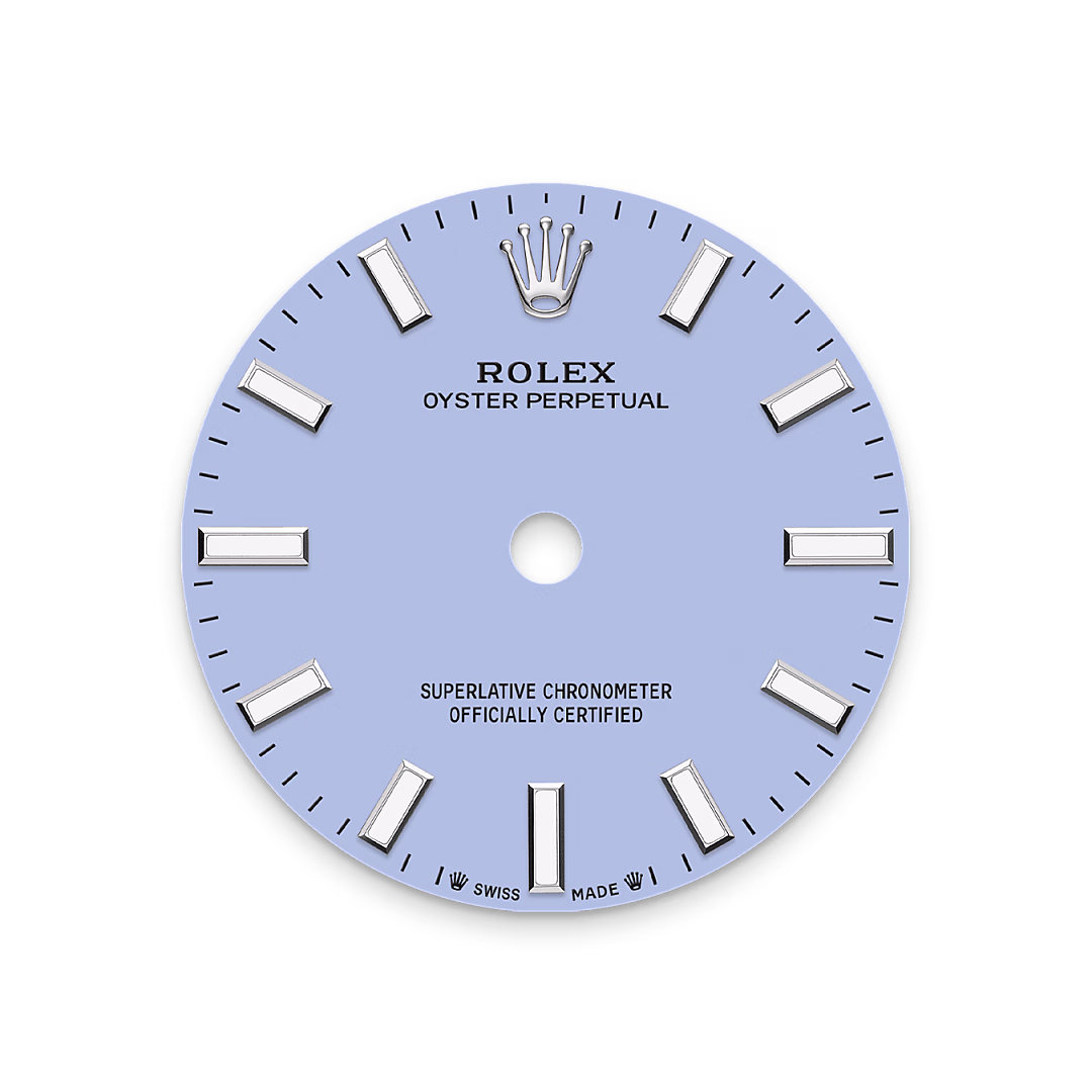 Rolex Oyster Perpetual 28 — Zifferblatt in Lavender