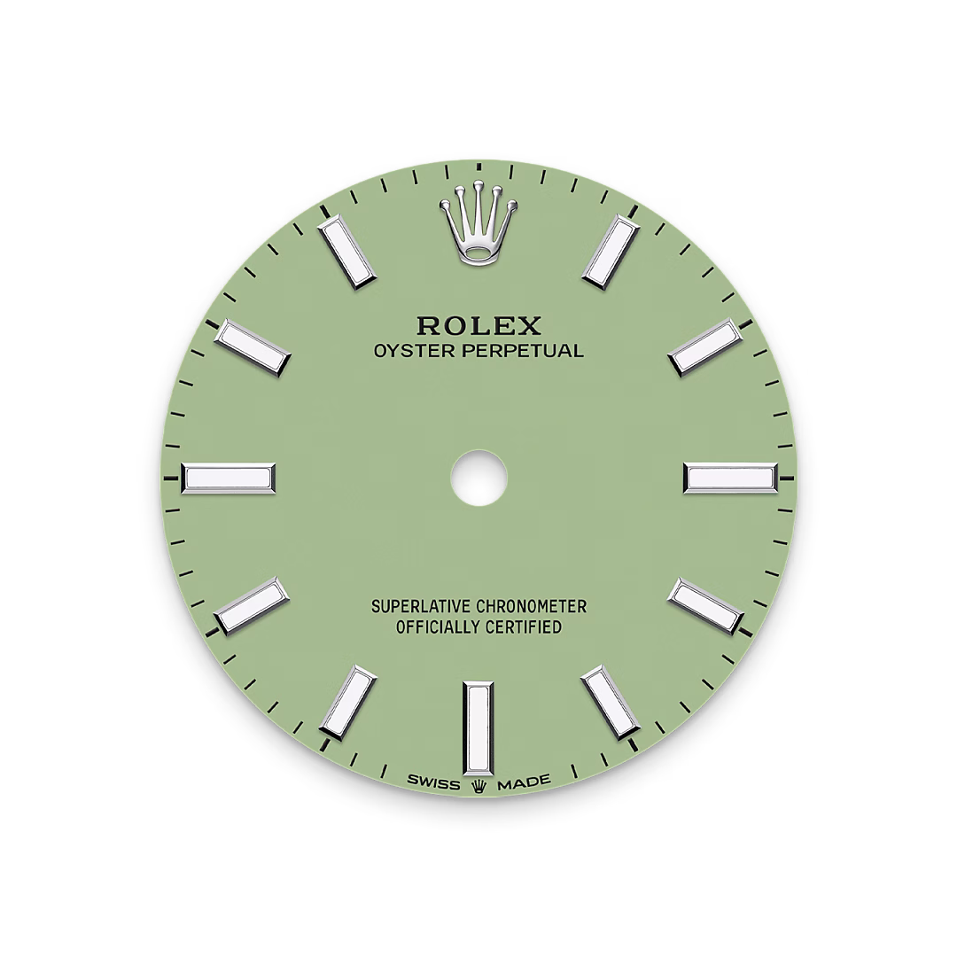 Rolex Oyster Perpetual 31 — Zifferblatt in Pistachio