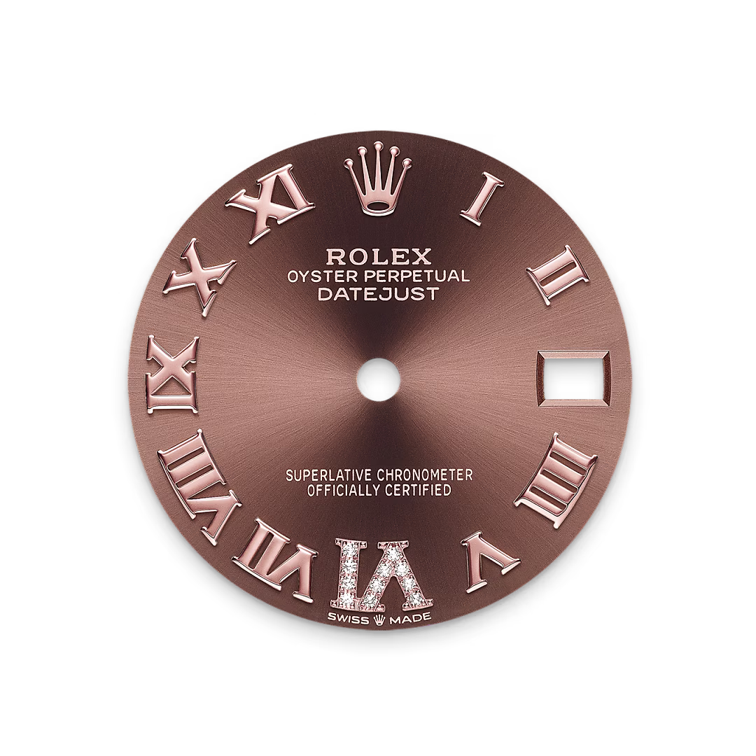 Rolex Datejust 31 — Schokoladen­­farbenes Zifferblatt