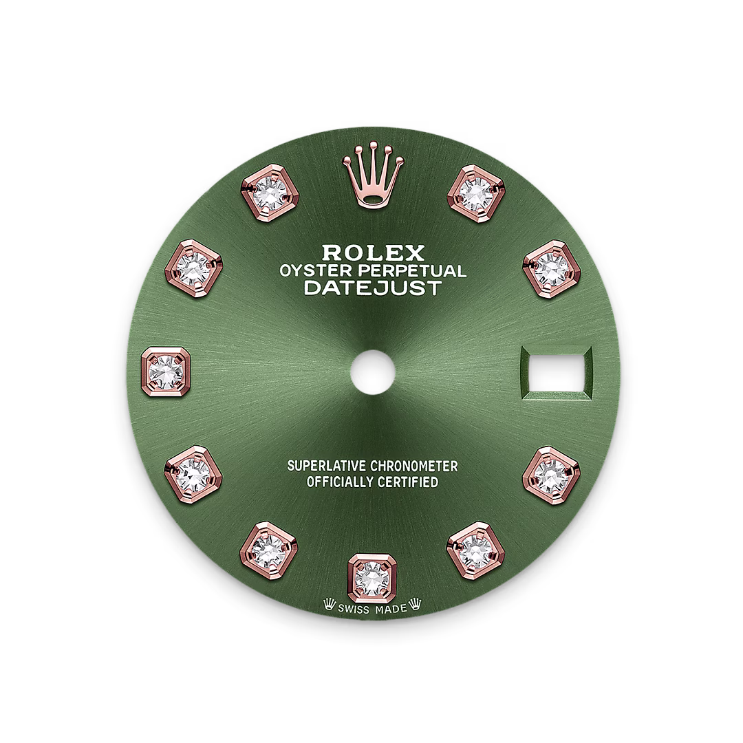 Rolex Lady-Datejust — Olivgrünes Zifferblatt