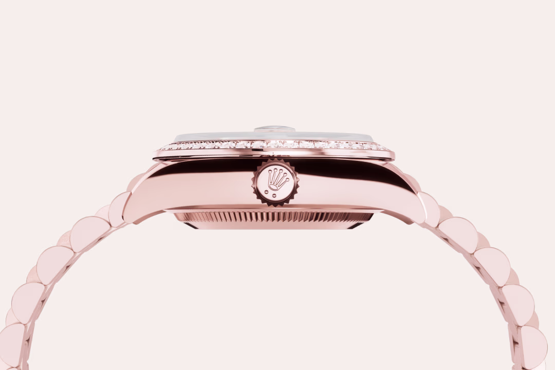 Rolex Lady-Datejust — 18 Karat Everose-Gold