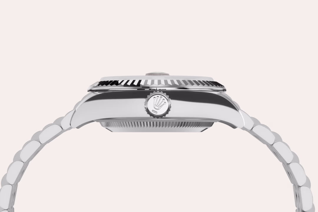 Rolex Lady-Datejust — Rolesor weiß