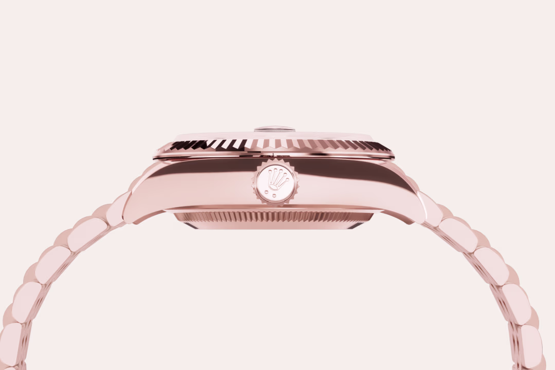Rolex Lady-Datejust — 18 Karat Everose-Gold