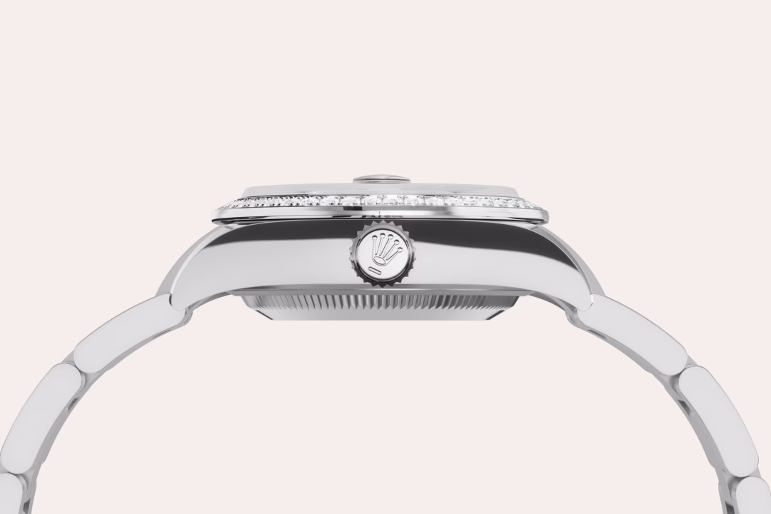 Rolex Lady-Datejust — Rolesor weiß