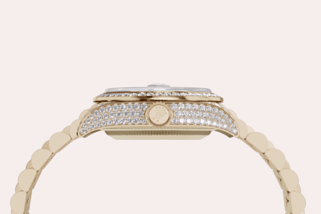 Rolex Lady-Datejust — 18 Karat Gelbgold