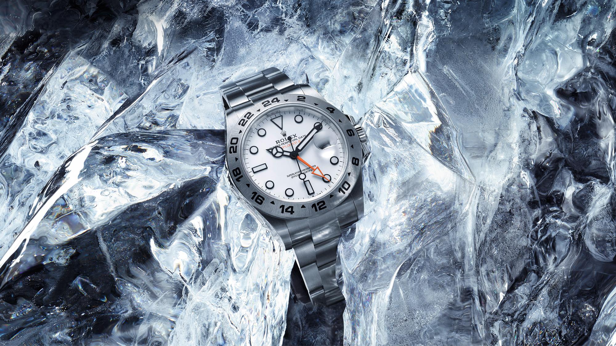 Rolex Explorer II — Ambiance auf Eis