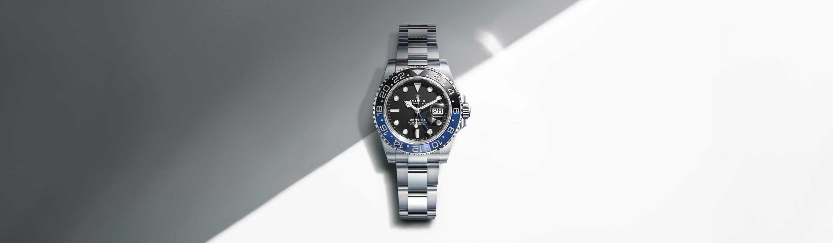 Rolex GMT-Master II mit schwarz-blauer Cerachrom-Zahlenscheibe