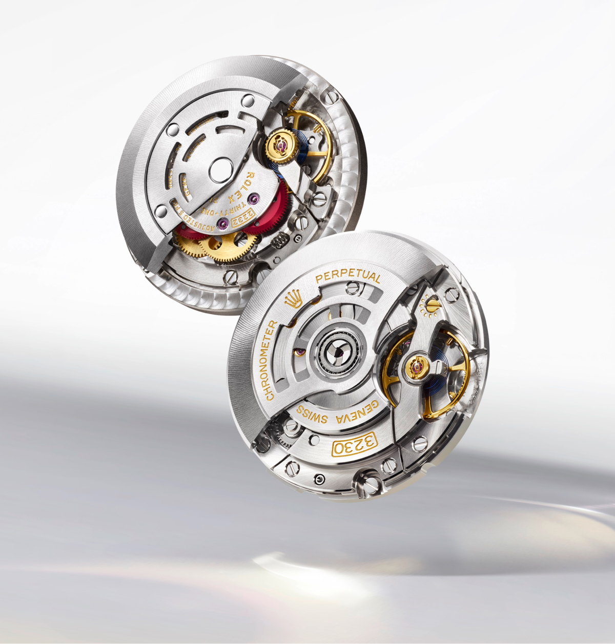 Rolex Oyster Perpetual — Kaliber 2232 und 3230, mechanische Uhrwerke mit automatischem Aufzugsmechanismus