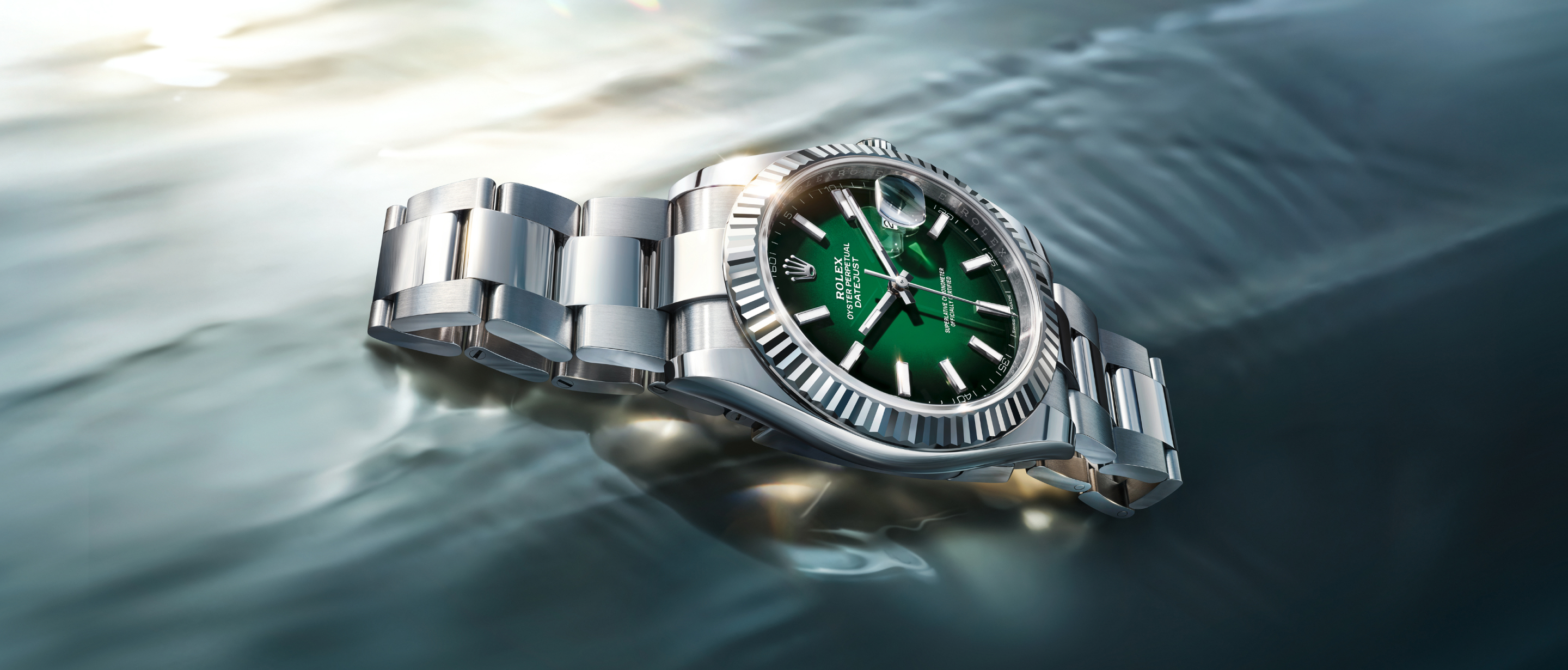 Rolex Datejust 41 — Ambiance auf Wasser