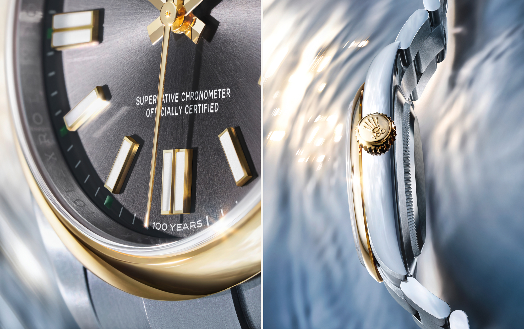 Rolex Oyster Perpetual 41 — Schiefergraues Zifferblatt — Zur Feier des 100-jährigen Jubiläums der Oyster