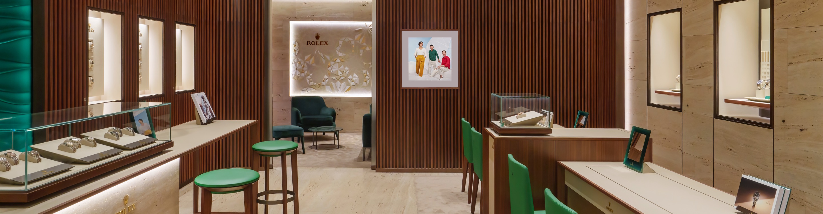 Rolex Showroom bei GADORO Stilreich — Innenansicht