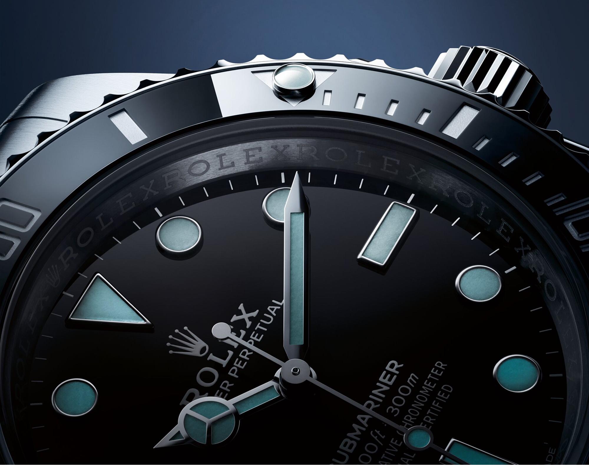 Rolex Submariner — Bezel mit ROLEX-Engraving