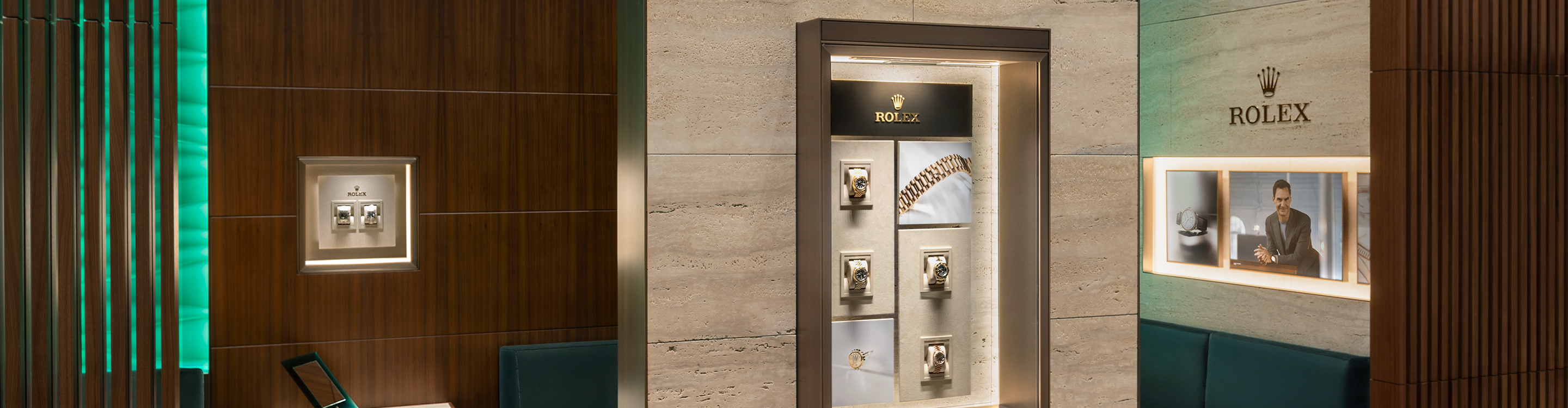 Rolex Bereich bei Juwelier Gadebusch — Innenansicht
