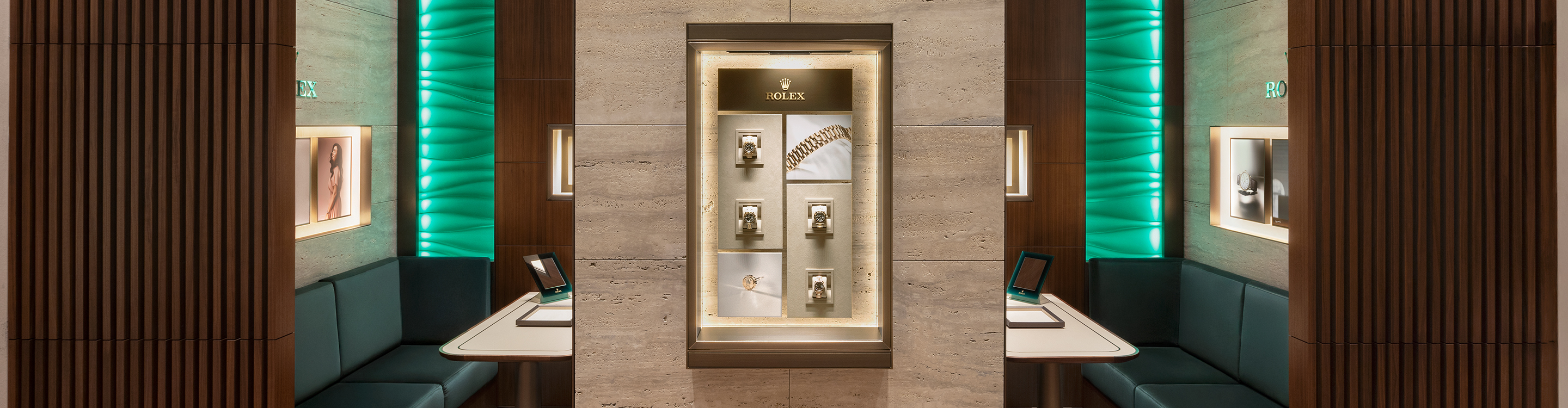 Rolex Showroom bei Juwelier Gadebusch — Innenansicht